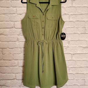 BeBop Olive Green sleeveless dress size XL
